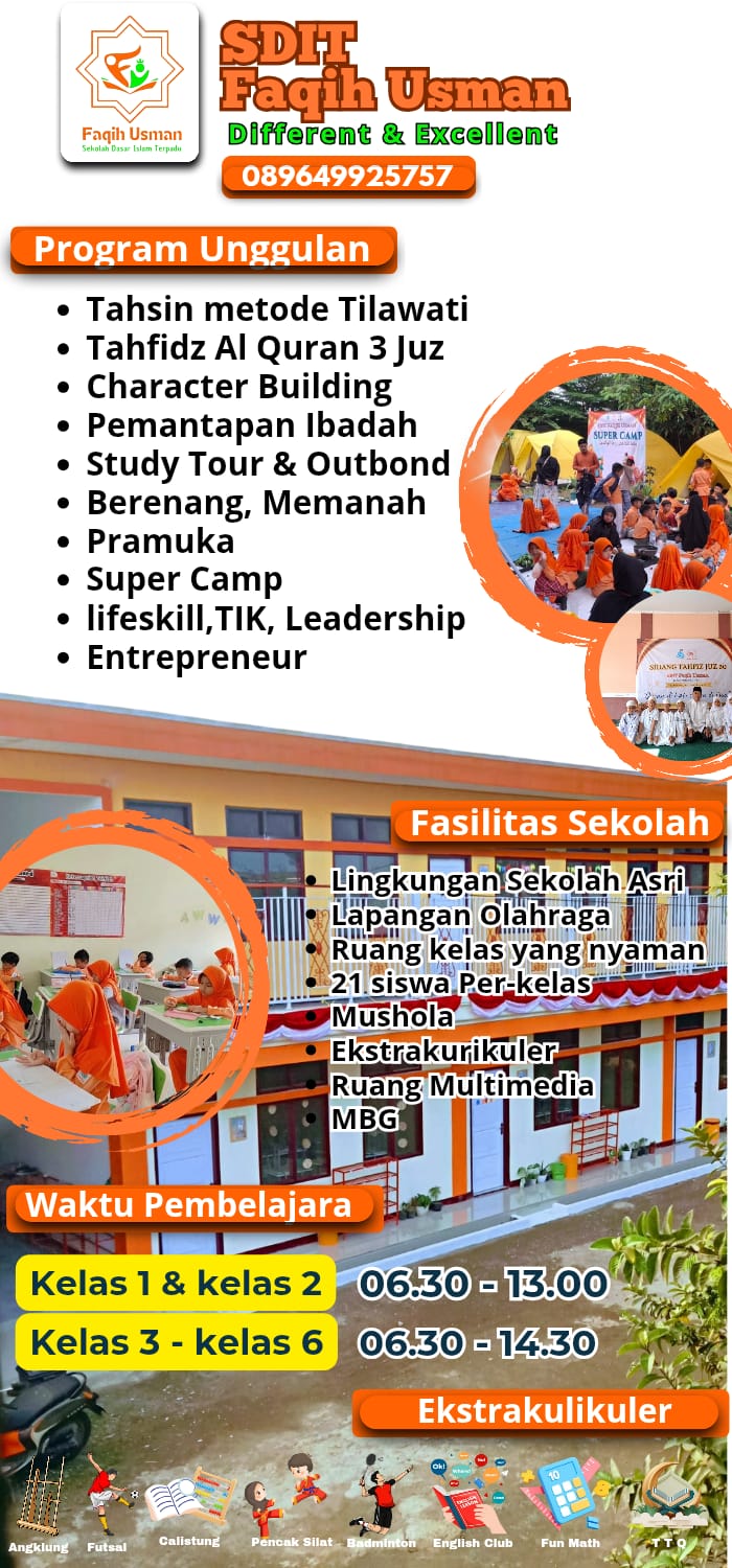 SDIT Faqih Usman Flyer